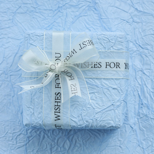 Light Blue Minimal Wrap