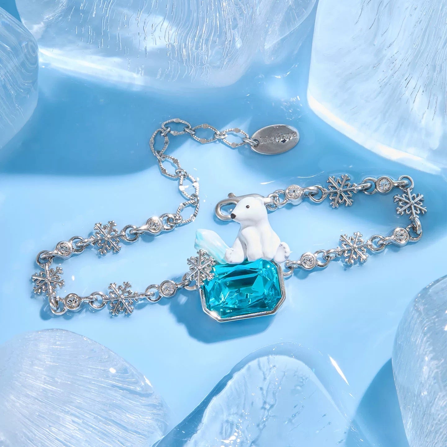 Polar Bear Snowflake Bracelet