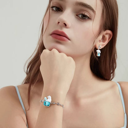 Polar Bear Snowflake Bracelet