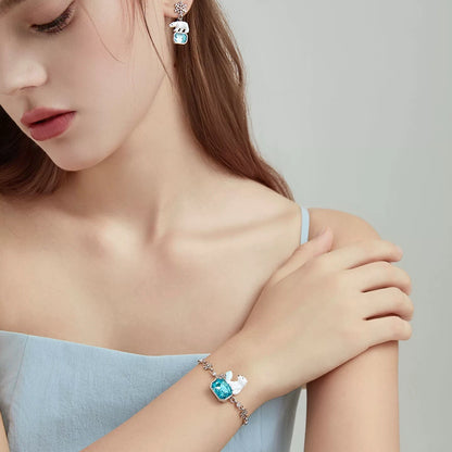 Polar Bear Snowflake Bracelet