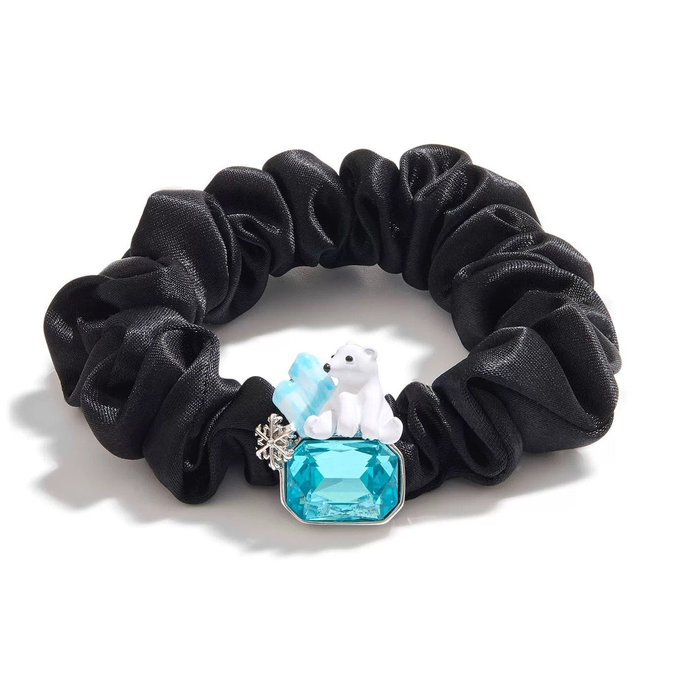 Polar Bear Hair Scrunchie – Black
