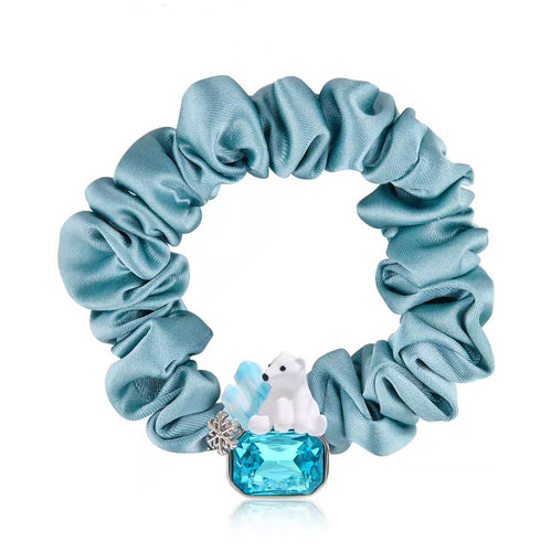 Polar Bear Hair Scrunchie – Glacier Blue