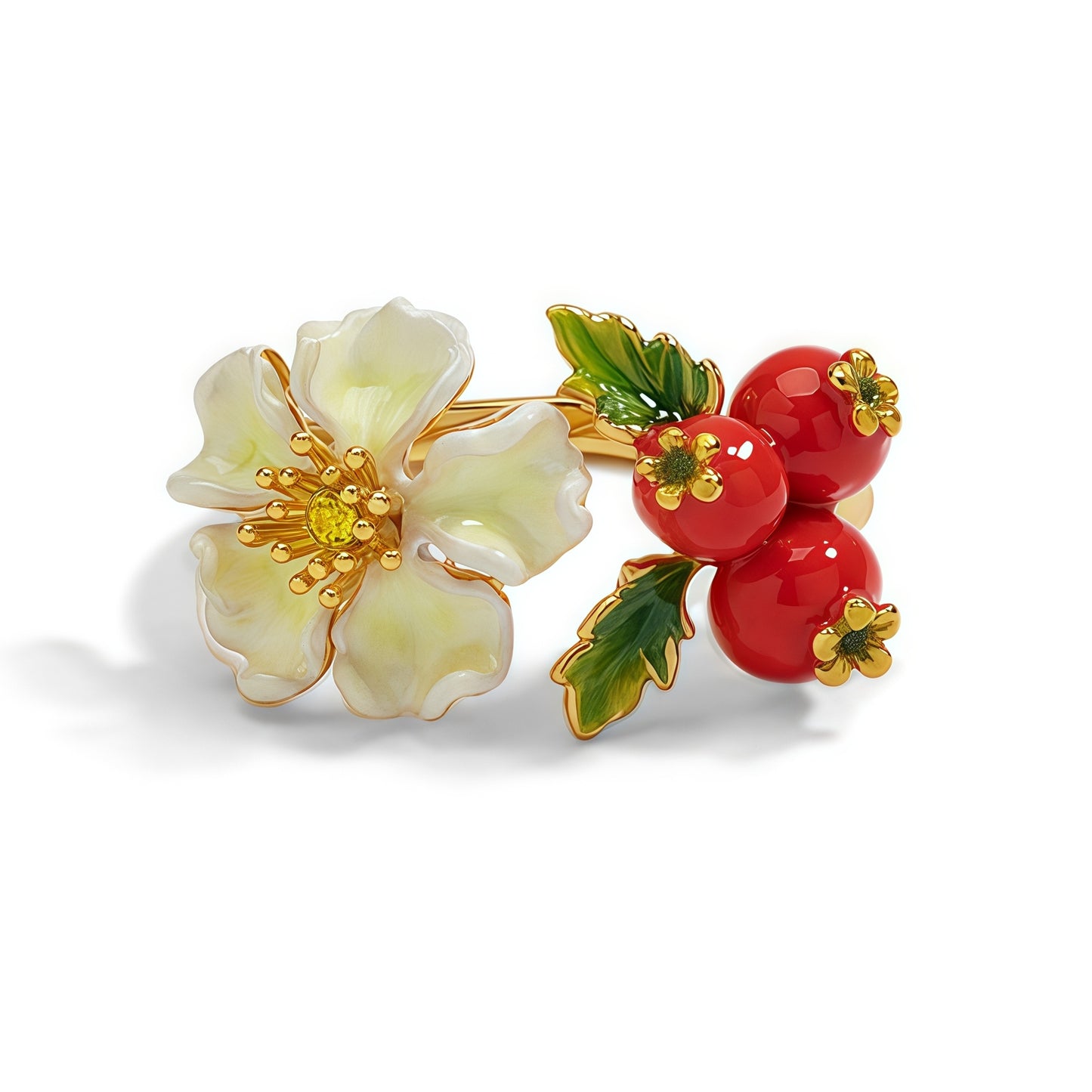 Hawthorn Blossom Ring