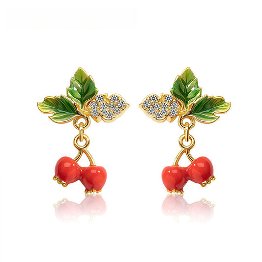 Hawthorn Blossom Drop Earrings