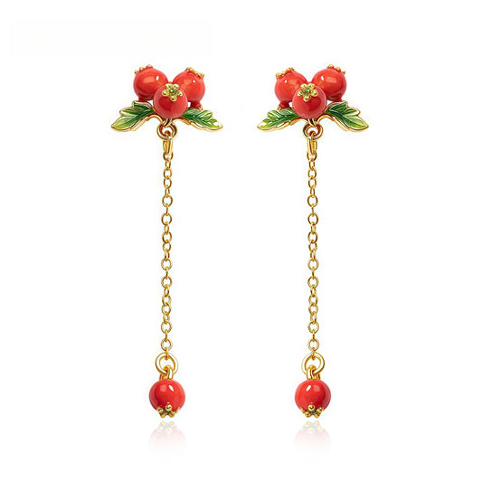 Hawthorn Glow Drop Earrings